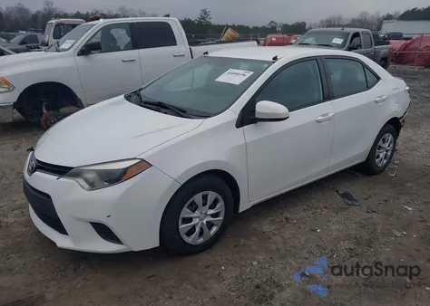 2015 Toyota Corolla L из США, поврежденный, VIN 2T1BURHE1FC430393
